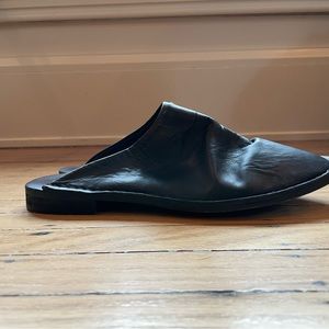 Free People leather mules